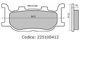 Placute Frana (sinter) Yamaha Sr /tdr /xv /t-max / Fz6/ Xj/ 125-1700 Skyliner 250